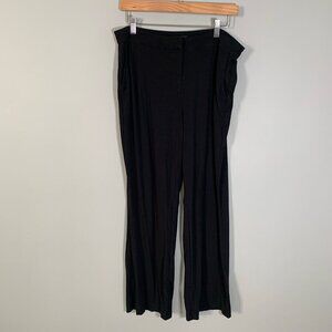 J. Jill wearever collection‎ trousers black flowy stretchy elastic waist pants
